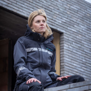 Recycled Shell Jacket with Hi-Viz Trim (Women's Fit)