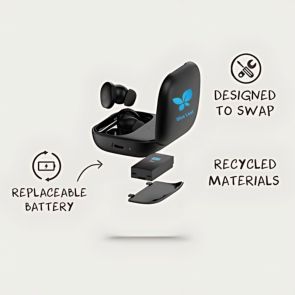 Lakewood RCS Recycled And Repairable Wireless Earbuds