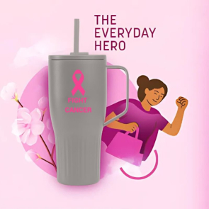 Majesty Recycled Stainless Steel Straw Tumbler 890ml