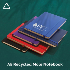 A5 GRS Recycled Mole Notebook