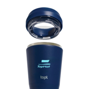 Topl Recycled Steel To Go Tumbler Patented 360 Lid 235ml