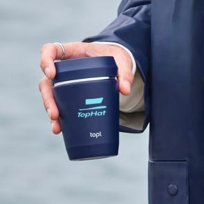 Topl Recycled Steel To Go Tumbler Patented 360 Lid 235ml