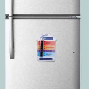 House Temperature Gauge Card