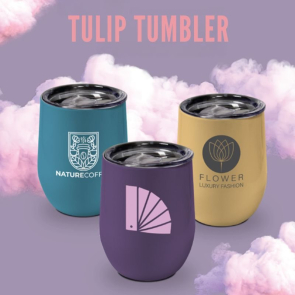 Pantone Matched Tulip Colour Coated Steel Tumbler 330ml
