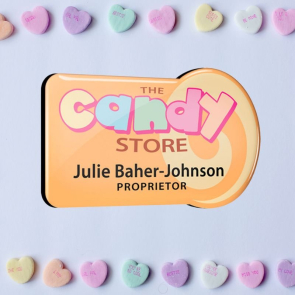 Domed Plastic Name Badges