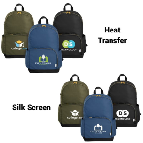 Kora rPET Laptop Backpack with Dual Pocket Gold Zip 20L