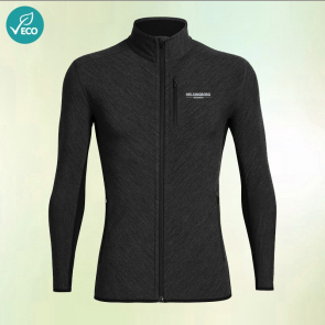 Icebreaker Men's Descender Long Sleeved Zipped Midlayer Jacket