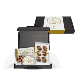 Mini Black Postal Box - Chocolate Edition