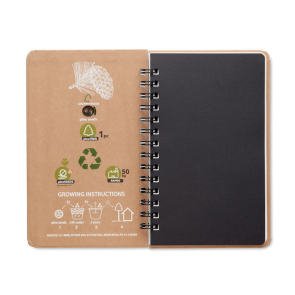 Grow Notebook with Pine Seeds 