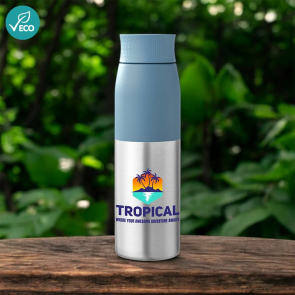 Borealis Recycled Stainless Steel Twist Lid Bottle 650 ml