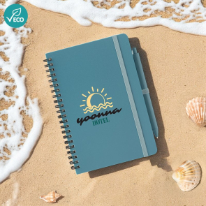 Höga Repreve Spiral Jotter Notepad And Pen - A5