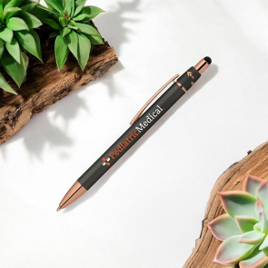 Orbit Spinner Metal Pen With Stylus