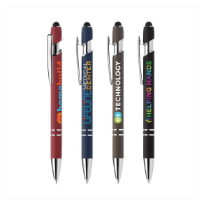 Recycled Softy Pen With Stylus And Anti-Fraud Ink