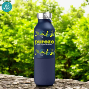 Freya Duo 2-in-1 Double-Wall Recycled Stainless Steel Bottle 590ml with Tumbler 325ml