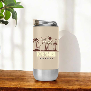Glacier Double-Wall Recycled Stainless Steel Tumbler 475ml