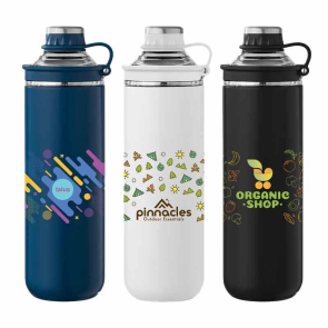 Oasis Recycled Stainless Steel Lid Handle Bottle 680ml