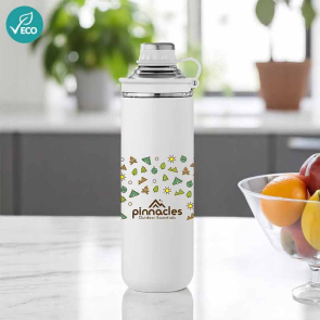 Oasis Recycled Stainless Steel Lid Handle Bottle 680ml