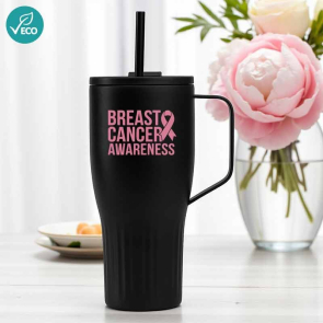 Majesty Recycled Stainless Steel Straw Tumbler 890ml