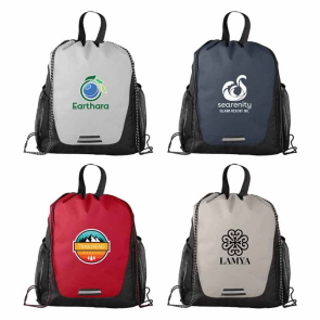 Jotun Recycled Polyester Pocketed Drawstring Bag 10L