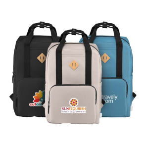 Majesty 300D rPET 38cm Laptop Adjustable Strap Backpack 16L