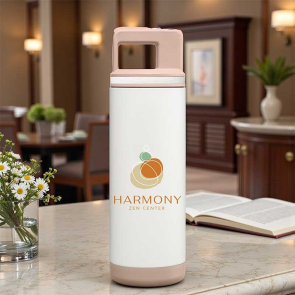 Grosche Alpine Flip n' Sip Bottle with Removable Straw 590ml