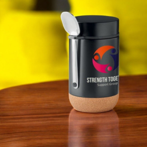 Bettna Storage Jar and Spoon with Cork Base