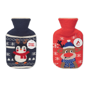 Hot Water Bottle With Christmas Themed Jersey