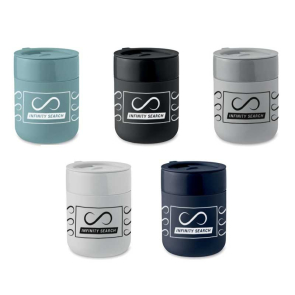 Ceramic Tumbler with Spill Proof Lid 330ml