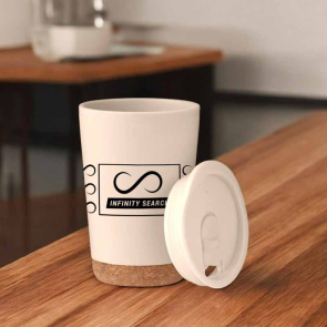 Double Wall Tumbler With Cork Base 300ml