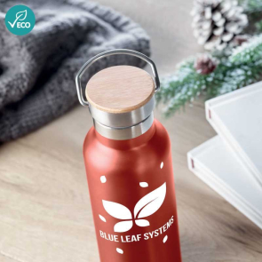 Insulated Flask with Bamboo Lid 500ml
