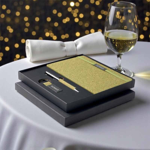 Notebook A5, Pen and Keyring Gift Set