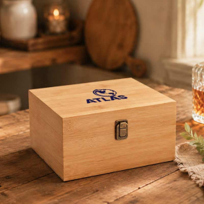 Luxury Glass Set in Bamboo Gift Box