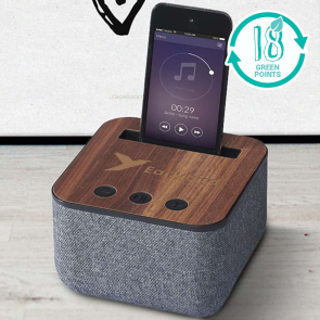 Shae Fabric and Wood Bluetooth®  Speaker