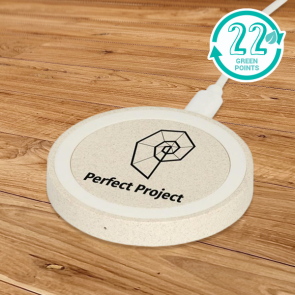 Naka 5W Wheat Straw Wireless Charging Pad