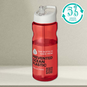 H2O Active Eco Base 650ml Spout Lid Sport Bottle