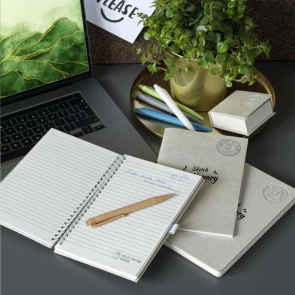 Dairy Dream A5 Size Reference Spiral Notebook - Off White