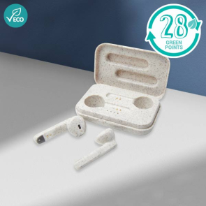 Nantai Wheat Straw True Wireless Earbuds - Beige 