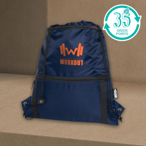 Adventure Recycled Insulated Drawstring Bag 9L 