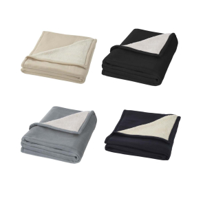 Springwood Soft Fleece And Sherpa Plaid Blanket
