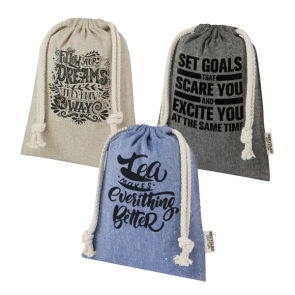 Pheebs 150 g/m² GRS Recycled Cotton Gift Bag Medium 1.5L