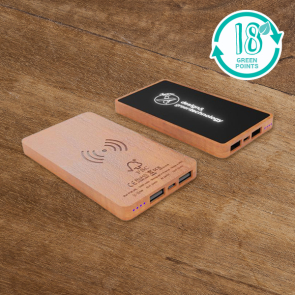 SCX 5000 MAh Light-Up Wireless Power Bank