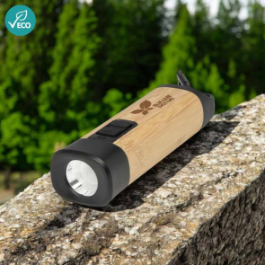 Kuma Bamboo/RCS Recycled Plastic Torch With Carabiner