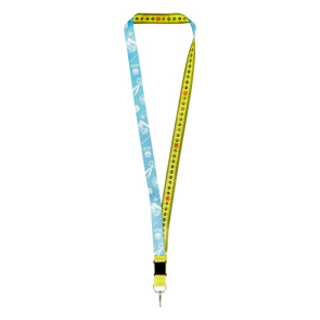 1 Metre Tape Measure Sublimation Lanyard
