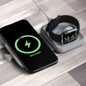 Foldable 2-in-1 Wireless Travel Charger