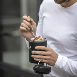 Recycled Stainless Steel Insulated Lunch Pot 500ml
