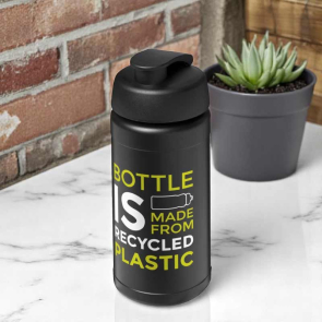 Baseline Recycled Sport Bottle with Flip Lid 500ml