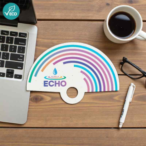 Seeded Paper Hand Fan