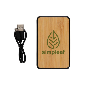FSC® and RCS recycled plastic 5.000 mAh Powerbank