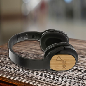 RCS and Sustainably Sourced Bamboo Elite Foldable Wireless Headphone