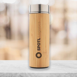 Leak Proof Bamboo Vacuum Bottle